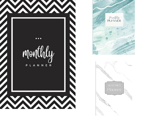 Monthly Planner/Journals cover photo collage