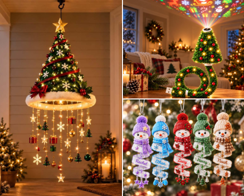 Christmas Home Decoration cover photo collage