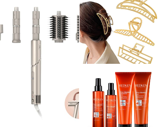 Hair Products, Tools, & Accesories cover photo collage
