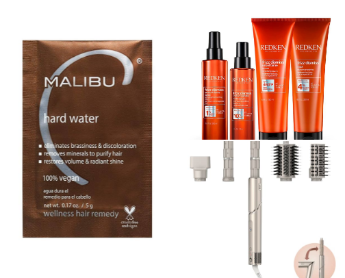 Hair Products, Tools, & Accesories cover photo collage