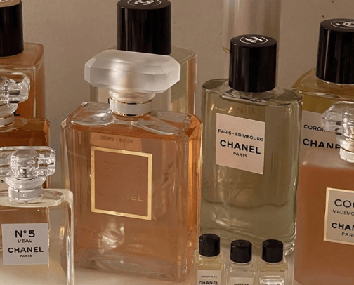 Women perfume💛 cover photo collage