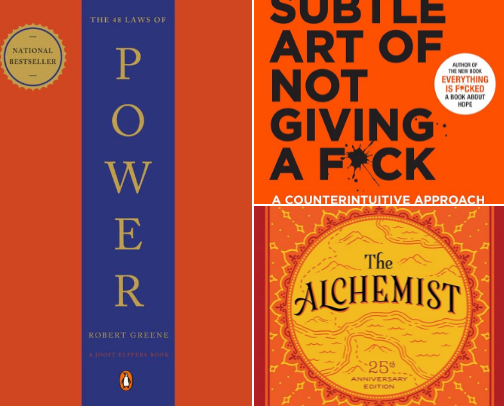 My favorite book recs cover photo collage