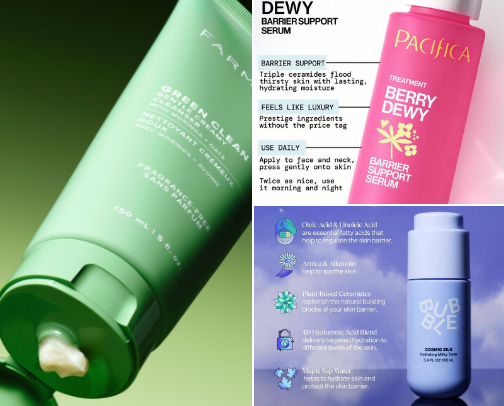 Skin Barrier Products for Dry, Irritated, Stressed Out Skin cover photo collage