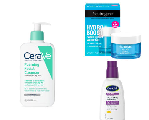 Affordable Skincare for Oily Skin (Under $20) cover photo collage
