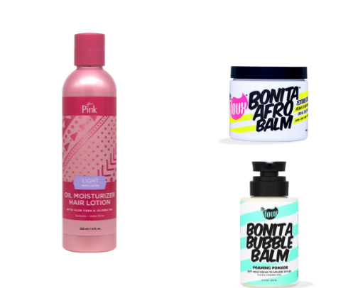 Curly Hair Products cover photo collage