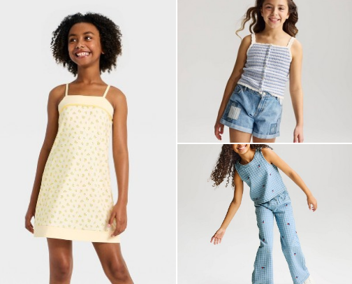 Target Summer Wardrobe for Girls🎀🪸🐚⭐️ cover photo collage