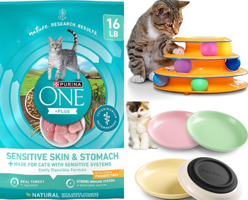 cat items 🤍 cover photo collage