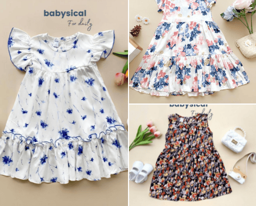 Fashion daily for kids cover photo collage