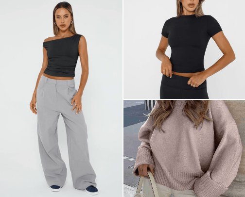 Clothes cover photo collage