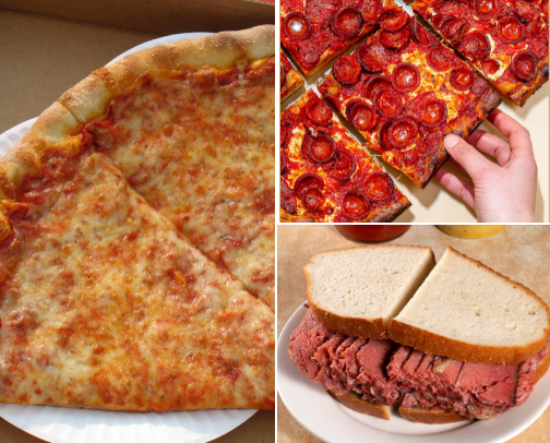 Fast food cover photo collage