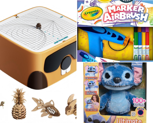 Wonderful kids toys cover photo collage
