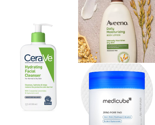 Skincare ✨ cover photo collage