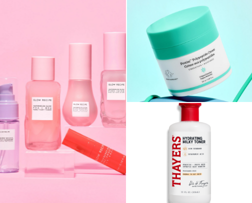 Skincare besties cover photo collage