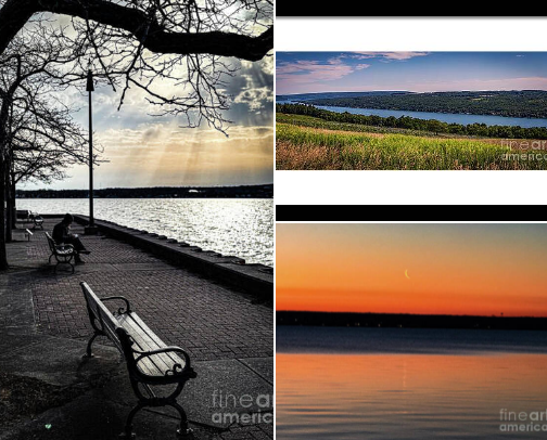 The Finger Lakes region of New York State cover photo collage