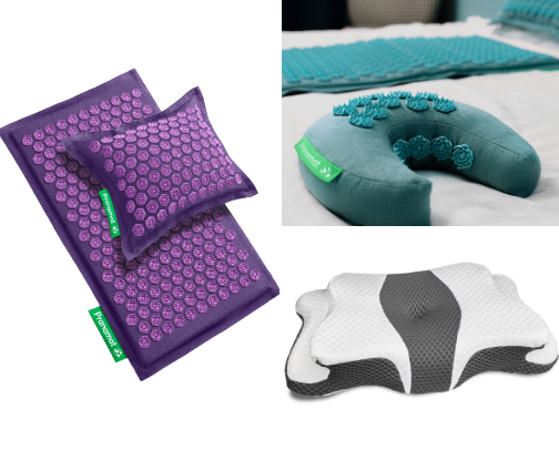 Essentials items for Neck relief cover photo collage