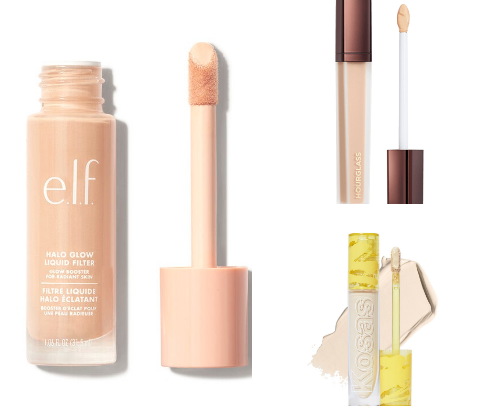 My fav beauty products 🤍 cover photo collage