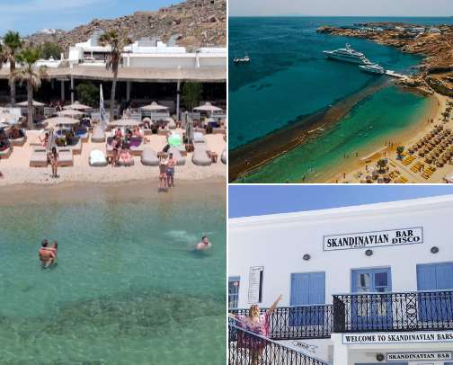 Vacation Guide: Mykonos cover photo collage