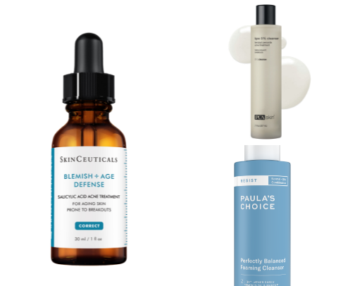 Adult Acne Skincare cover photo collage