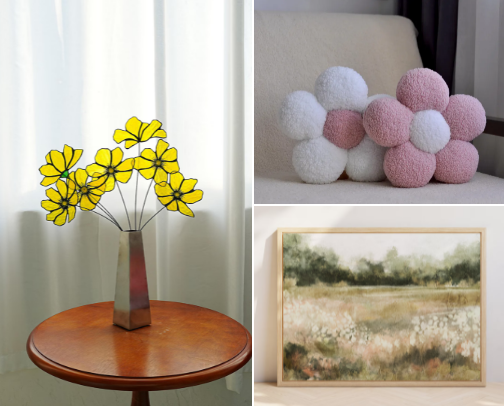 Spring decorations 🌷 cover photo collage