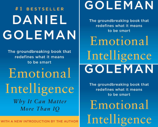 Emotional Intelligence: Why It Can Matter More Than IQ reading formats cover photo collage