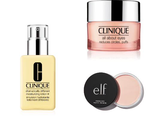 My favorite go-to natural glam products cover photo collage