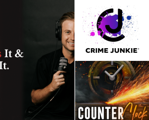 True Crime Podcast cover photo collage