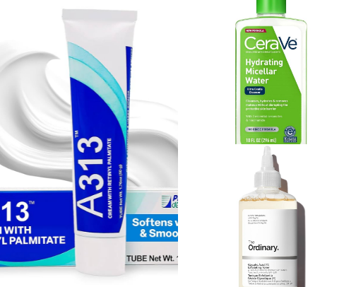 Skin Care and Makeup cover photo collage