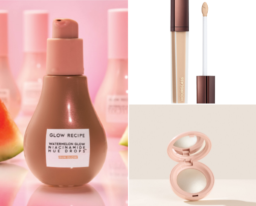 The guide to glowy makeup 🌞 cover photo collage