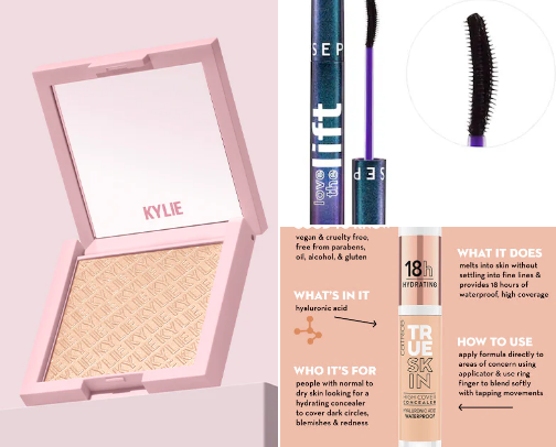 Makeup cover photo collage