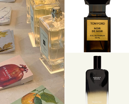the perfumes responsible for all my compliments cover photo collage