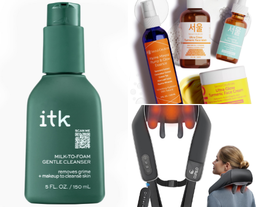 My mommy self-care items cover photo collage