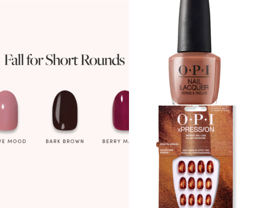 Simple Fall Nails & Press-On Nail Ideas cover photo collage