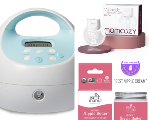 Pumping necessities cover photo collage