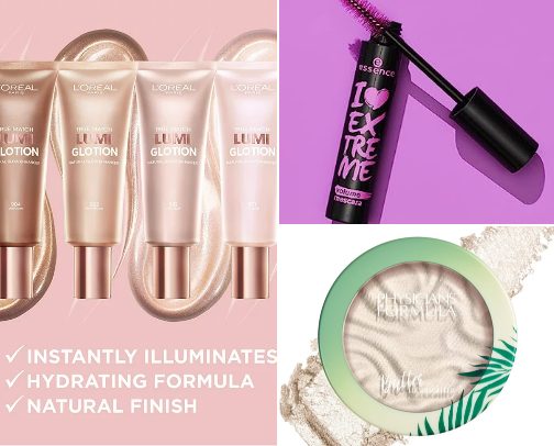 My top 3 make up under 20 EUR cover photo collage