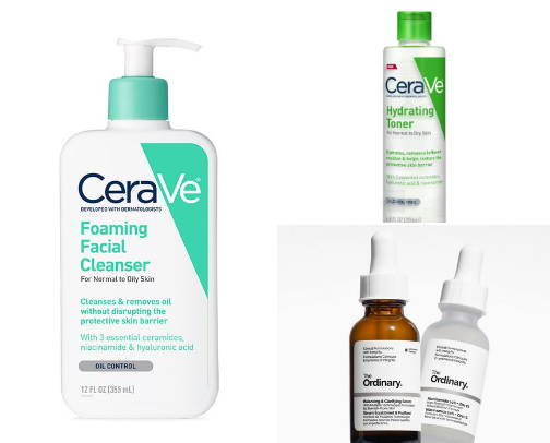 Skin care alert cover photo collage