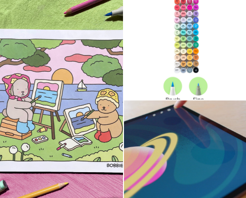 That Cozy Hobby Life 🐻🍵📚 cover photo collage