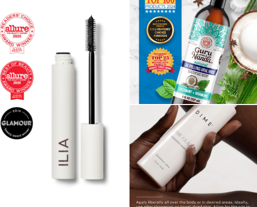 My favorite beauty recs cover photo collage