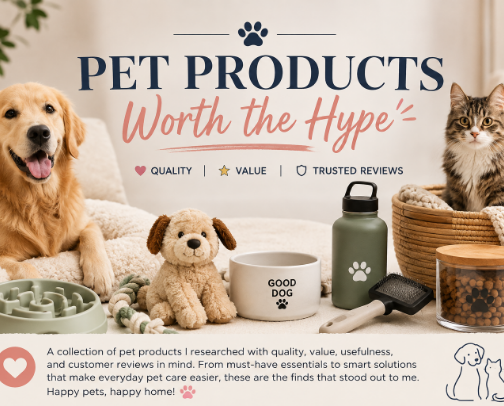Pet Products Worth the Hype cover photo collage