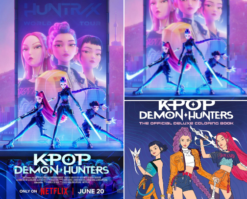 KPop Demon Hunters cover photo collage