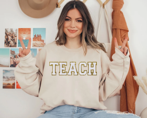 Cozy Classroom Sweatshirts for Teachers cover photo collage