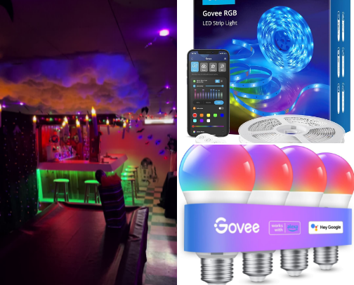 Wednesday themed Halloween/birthday party cover photo collage