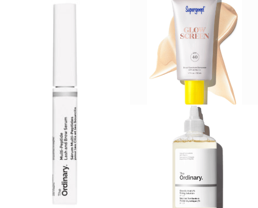 Skin care cover photo collage