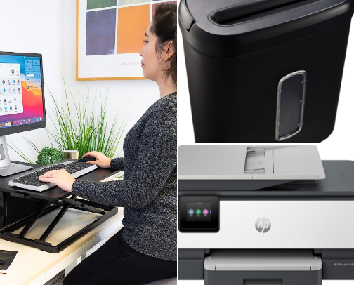 Artículos para la oficina cover photo collage