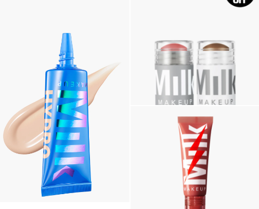 Glowing skin makeup cover photo collage