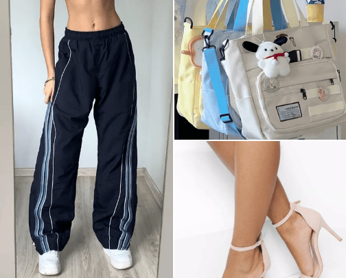 clothes & accessories cover photo collage