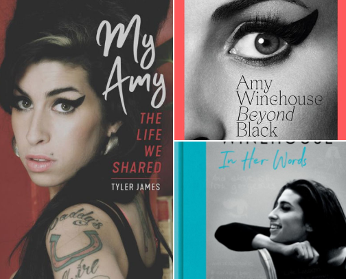 Books about Amy Winehouse cover photo collage