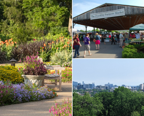 Nashville local hot spots! cover photo collage
