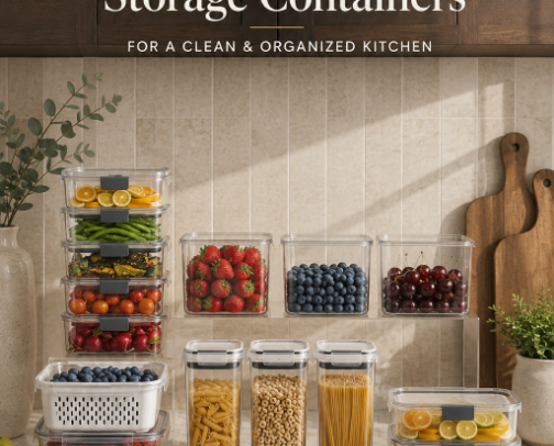 Best Pantry Storage Containers for a Clean & Organized Kitchen 🔥 cover photo collage