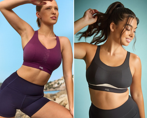 Sports bras cover photo collage