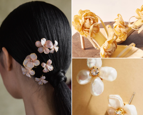How to incorporate flowers to your outfit 🌸 cover photo collage